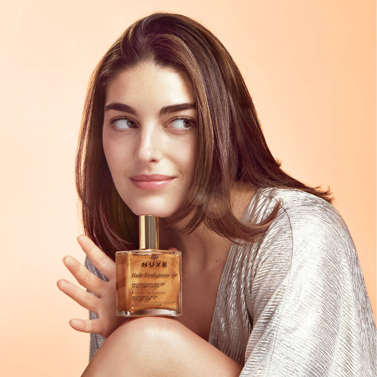 HUILE PRODIGIEUSE&reg; OR (ACEITE SECO PARA ROSTRO, CUERPO Y CABELLO CON BRILLOS DORADOS)
